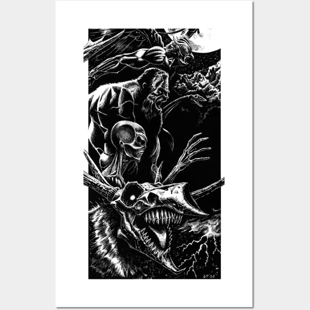 Cryptids Wall Art by mallaard